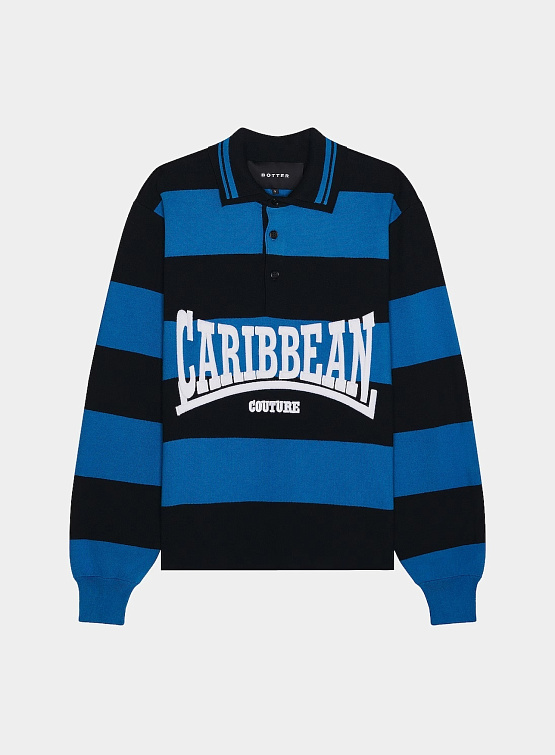 Поло Botter Striped Polo Caribbean Couture Navy