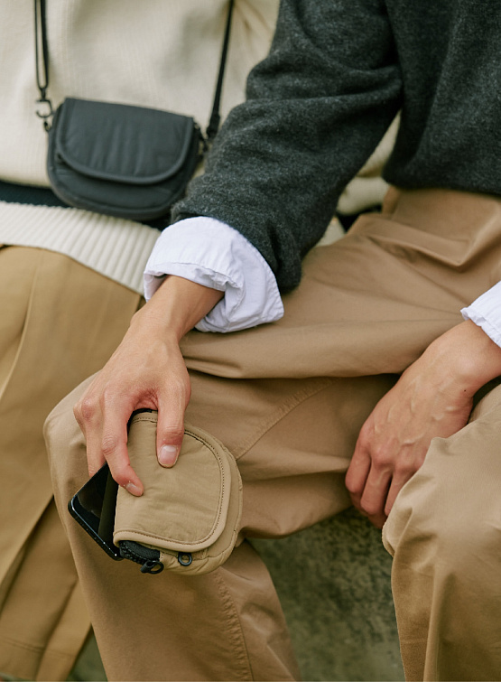 Сумка Mazi Untitled Clam Bag Beige