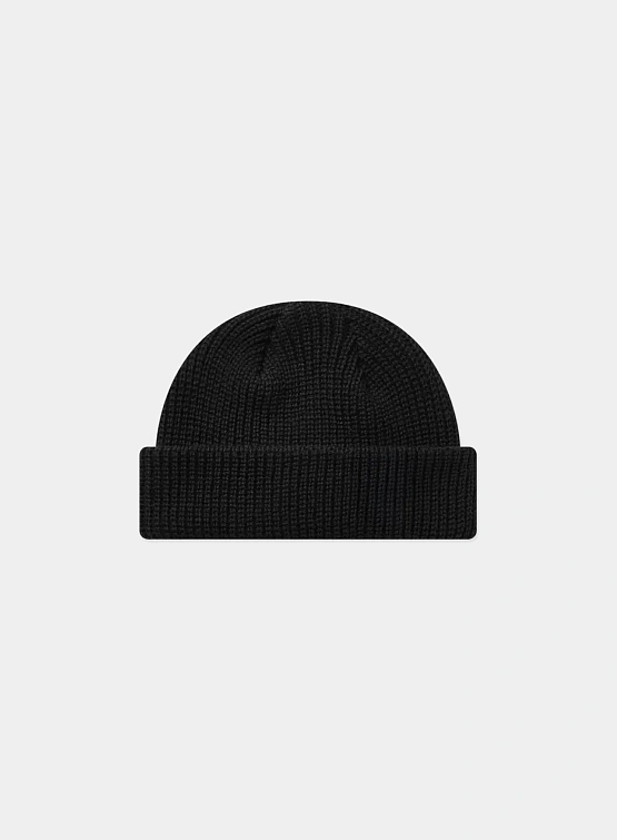 Шапка LMC Label Short Beanie Black