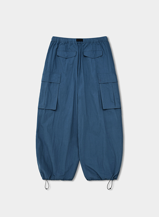 Брюки ANGLAN CN Belt Cargo Balloon Pants Blue