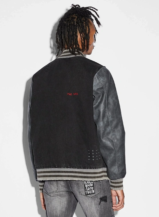 Бомбер Ksubi Skribed King Jacket Black