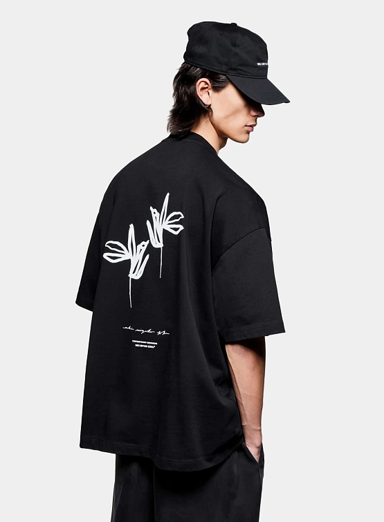 Футболка MKI MIYUKI ZOKU INK Flower Black