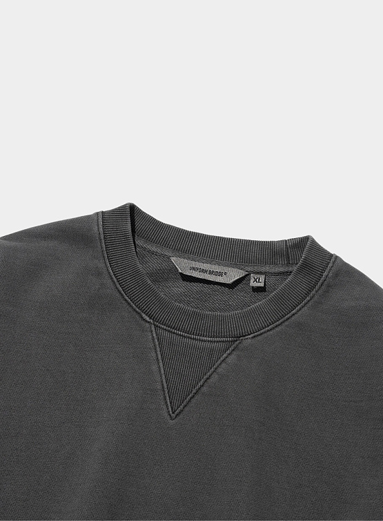 Свитшот Uniform Bridge Basic Dyeing Pigment Charcoal