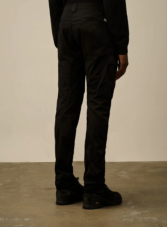 Брюки C.P. Company Stretch Sateen Ergonomic Cargo Black