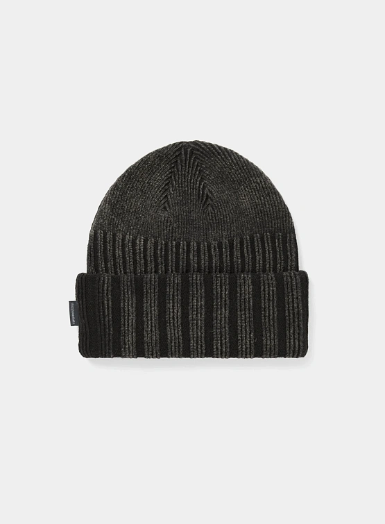 Шапка thisisneverthat Bleached Beanie Black