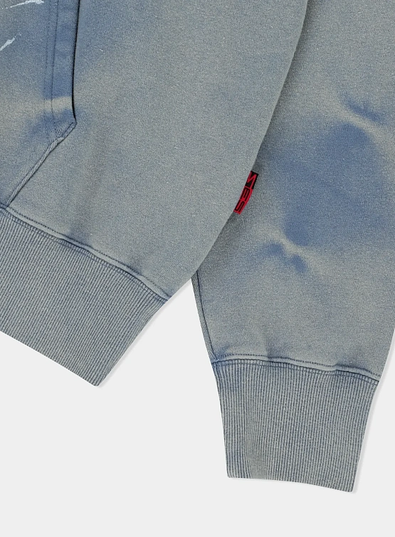 Худи YESEYESEE SN Painted Hoodie Smoky Blue