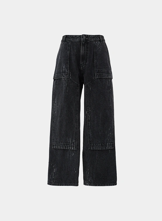 Брюки JUUN.J Denim Painter Pants Black