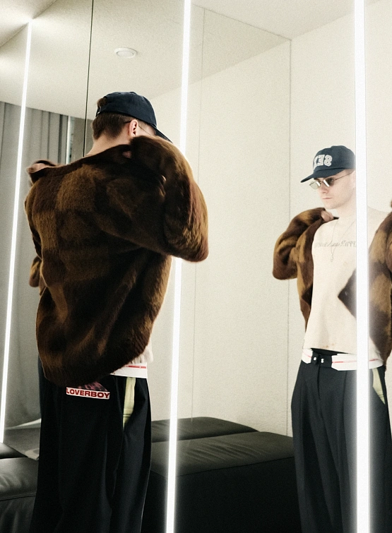 Кардиган DAZE Devil Logo Brown