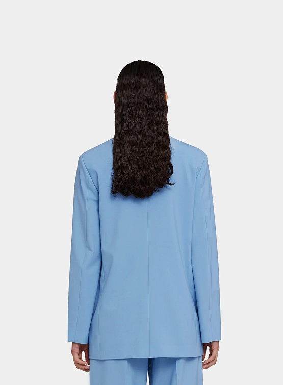 Женский пиджак MSGM Lightweight Wool Blue