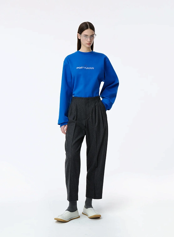 Свитшот ADERERROR Post Human Sweatshirt Product. 42 Blue