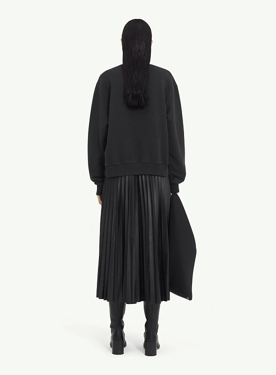 Женский свитшот MM6 Maison Margiela Split Numeric Black