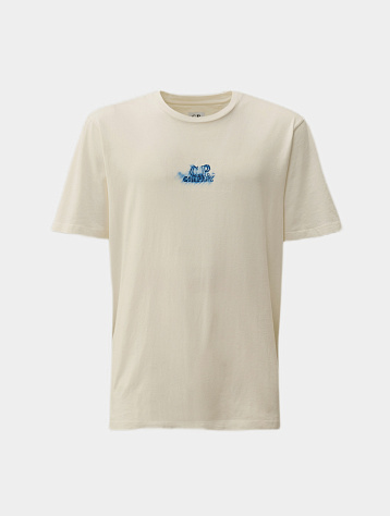 Футболка C.P. Company 24/1 Jersey Pencil Effect Gauze White