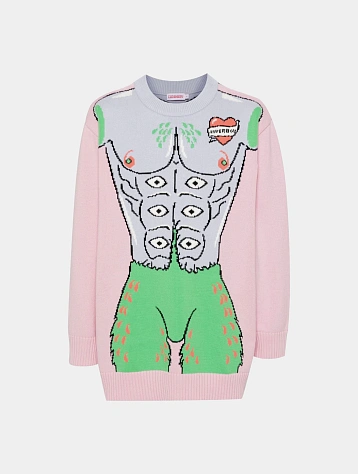 Женский свитер Charles Jeffrey Loverboy Sexy Beasts Pink