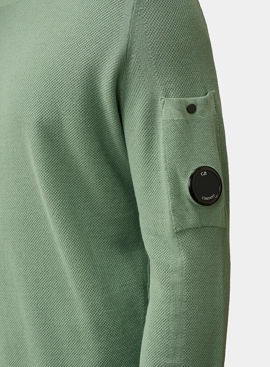 Свитшот C.P. Company Cotton Crepe Knit Green Bay