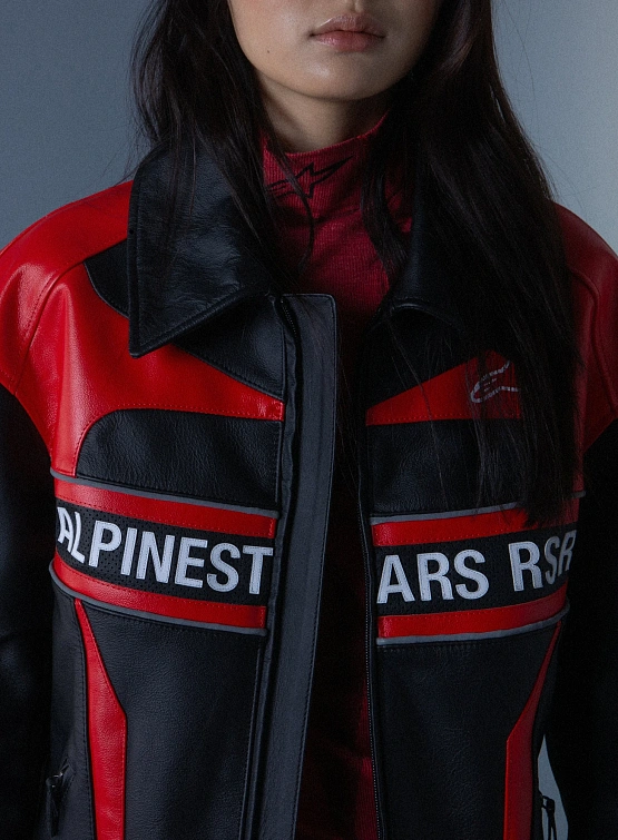 Кожаная куртка ALPINESTARS RSRV Hagaze Black/Red