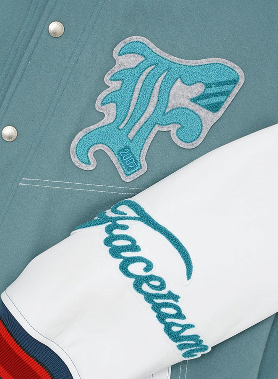 Бомбер FACETASM Patched Stadium Smoked Blue