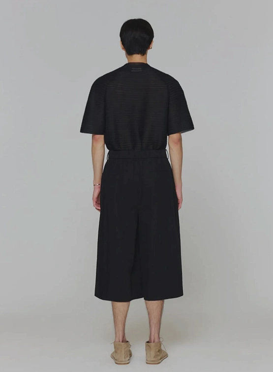 Шорты AMOMENTO Wide Bermuda Black