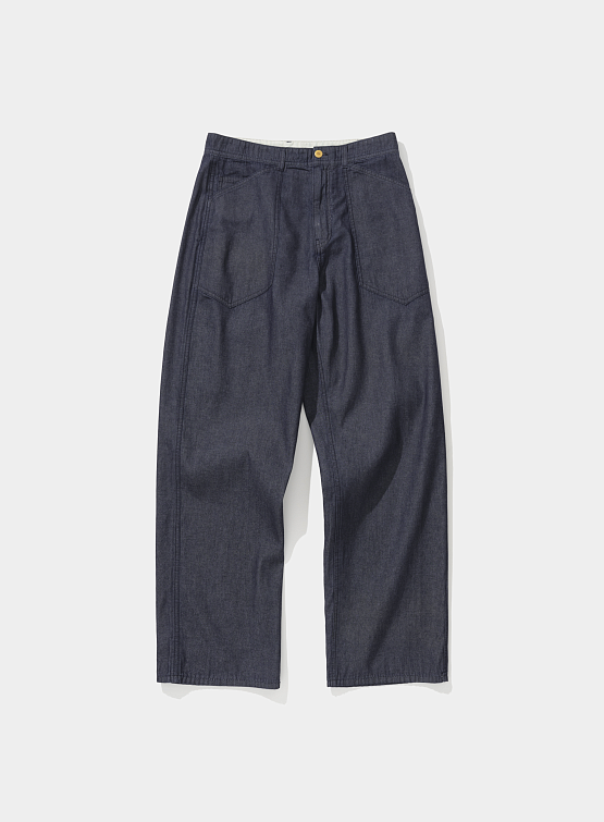 Джинсы Uniform Bridge Fatigue Pocket (Set-Up) Washed Indigo