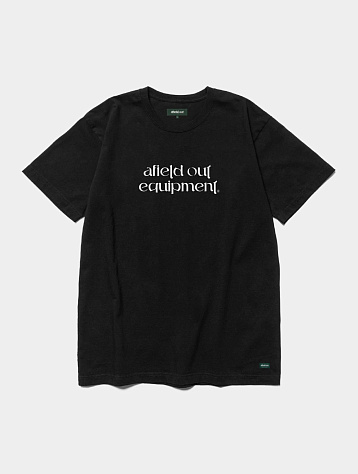 Футболка Afield Out Equipment T-shirt Black