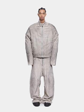 Бомбер ARNODEFRANCE Dirty Biker Jacket White