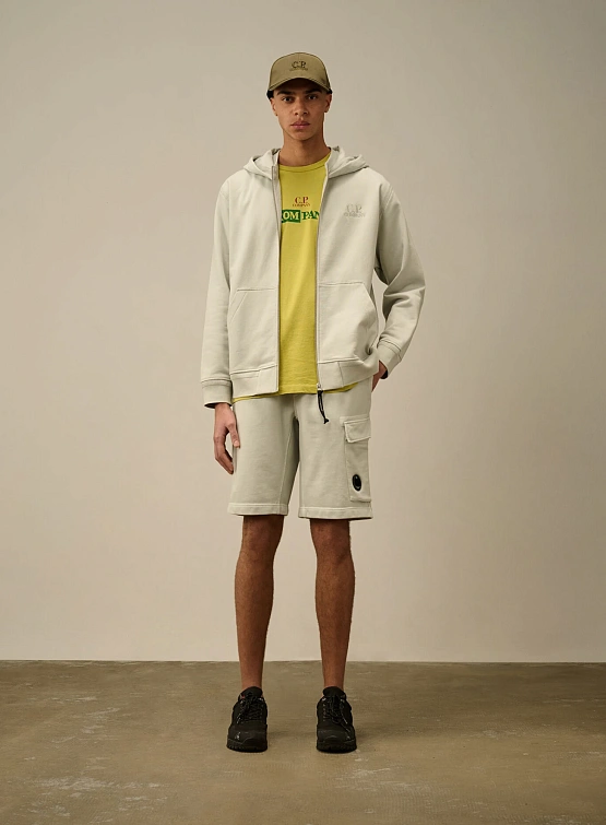 Футболка C.P. Company 24/1 Jersey Logo Cress Green