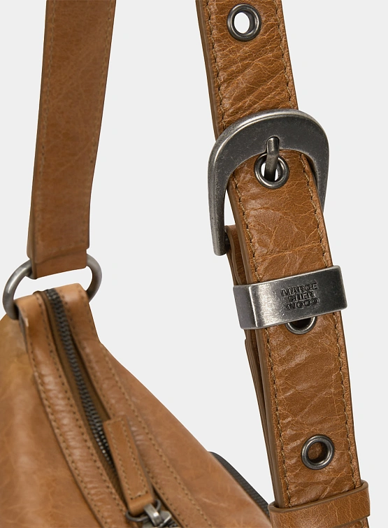 Женская сумка MARGESHERWOOD Outpocket Hobo Mini Soft Camel