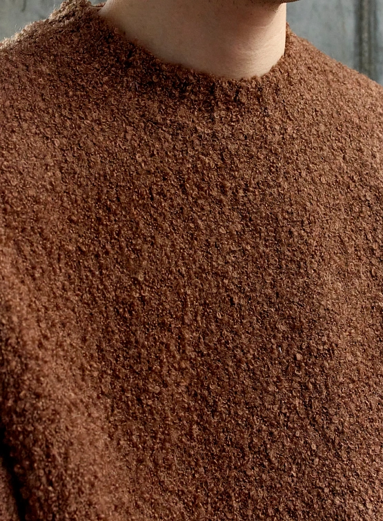Свитер FrizmWORKS Alpaca Boucle Knit Brown