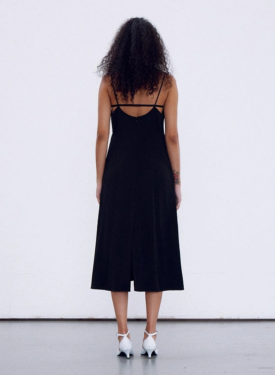 Женское платье Recto Petra Strap Detail Dress Black