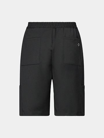 Шорты Han Kjøbenhavn Wool Elasticated Wide Leg Black