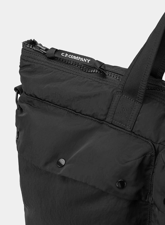 Тоут C.P. Company Nylon B Lens Tote Bag Black