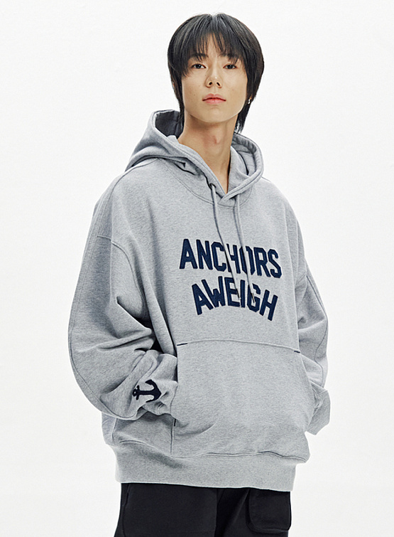 Худи FrizmWORKS Anchors Aweigh Gray
