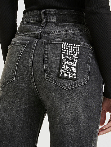 Женские джинсы Ksubi Brooklyn Jean Diablo Black