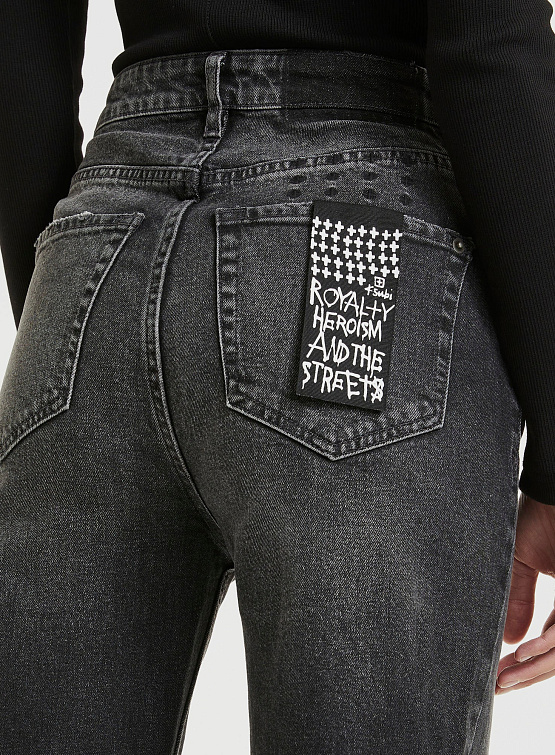Женские джинсы Ksubi Brooklyn Jean Diablo Black