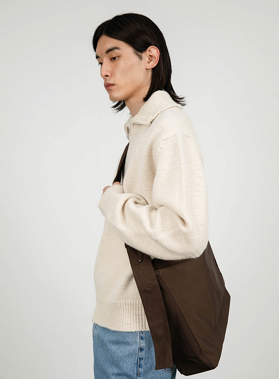 Сумка AMOMENTO Square Big Cross Bag Brown