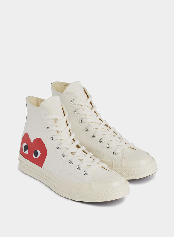Кеды Converse x Comme des Garçons Chuck 70 Hi Milk