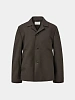 Пиджак AMOMENTO Oversized Wool Jacket Dark Brown