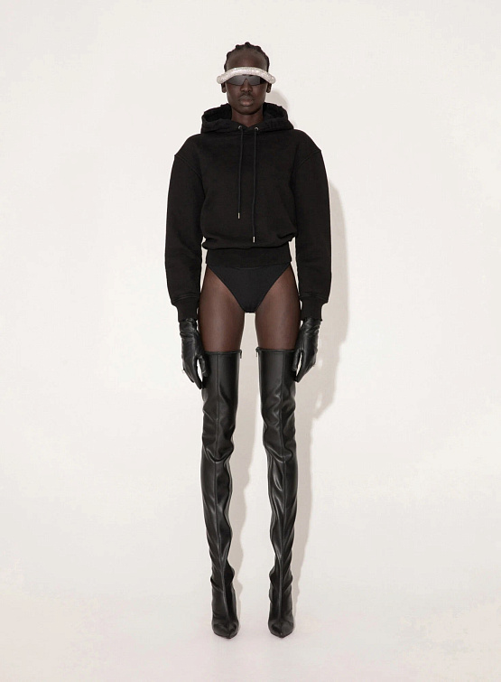 Женское худи Han Kjøbenhavn Distressed Black