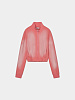 Женская толстовка на молнии OPEN YY Washed Baby Zipped Jacket Pink