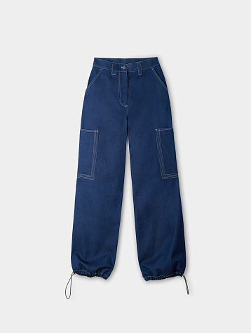 Брюки Sunnei Fit Loose Pants Blue