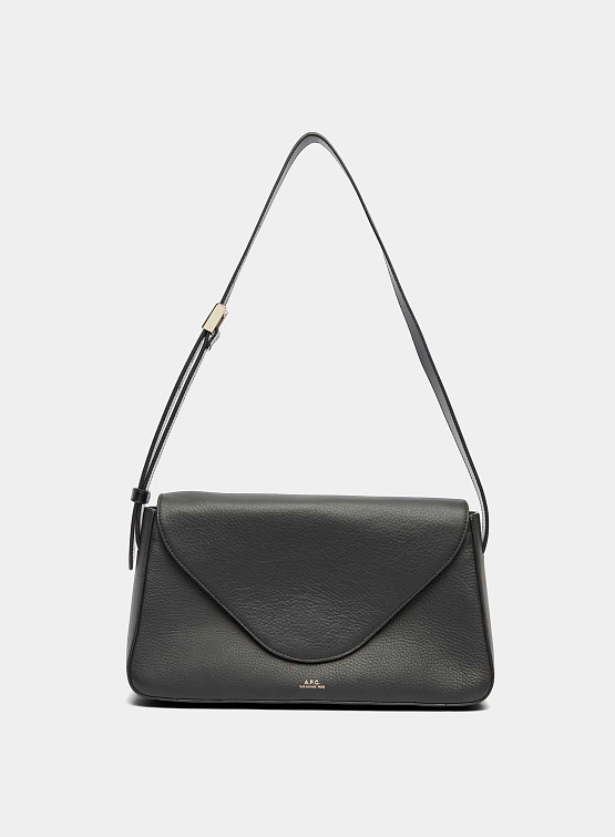 Женская сумка A.P.C. Daria Flap Noir