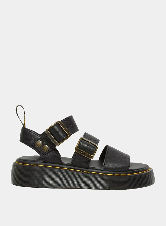 Сандалии Dr. Martens Gryphon Quad Pisa Black