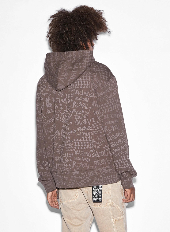 Худи Ksubi Heroism Kash Hoodie Java Brown