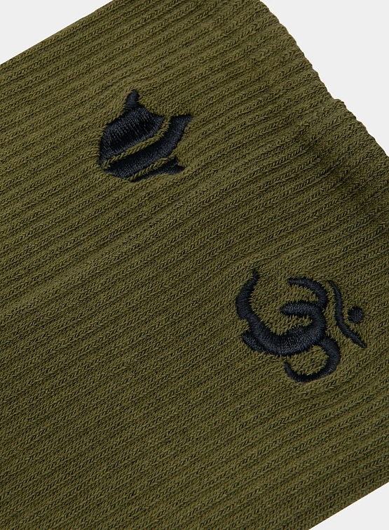 Носки MAHARISHI 1497 Om Temple Tabi Pink/Olive/Navy