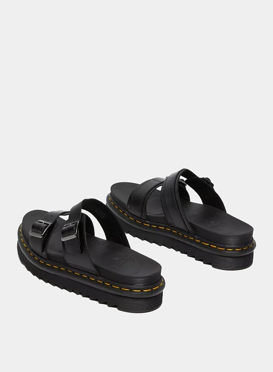 Сандалии Dr. Martens Myles Brando Buckle Slide Black
