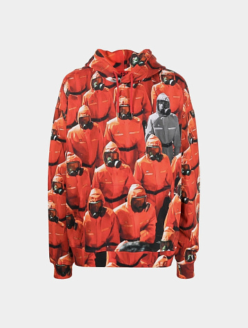 Худи 424 Graphic Print Orange