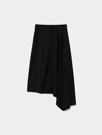 Женская юбка JUUN.J Unbalance Flared Skirt Black
