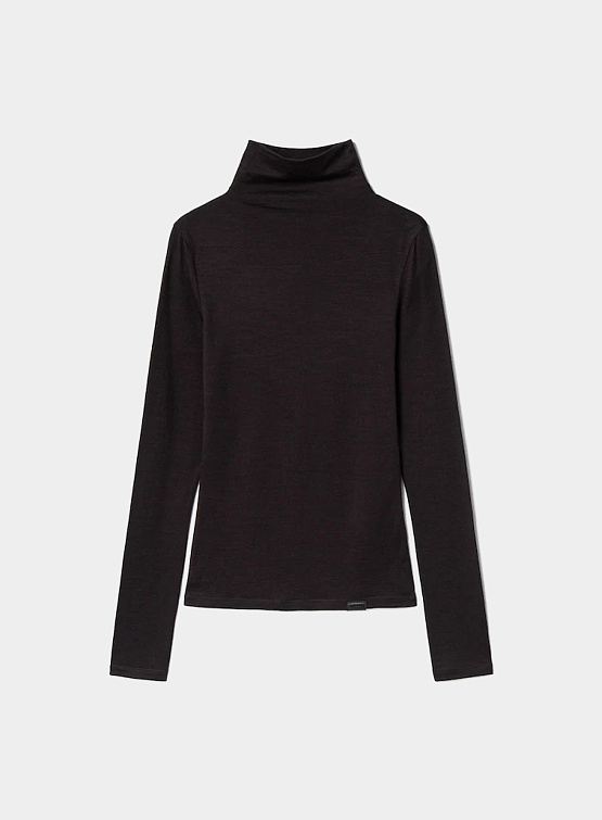Женский пуловер JUUN.J Basic Turtleneck Jersey Brown