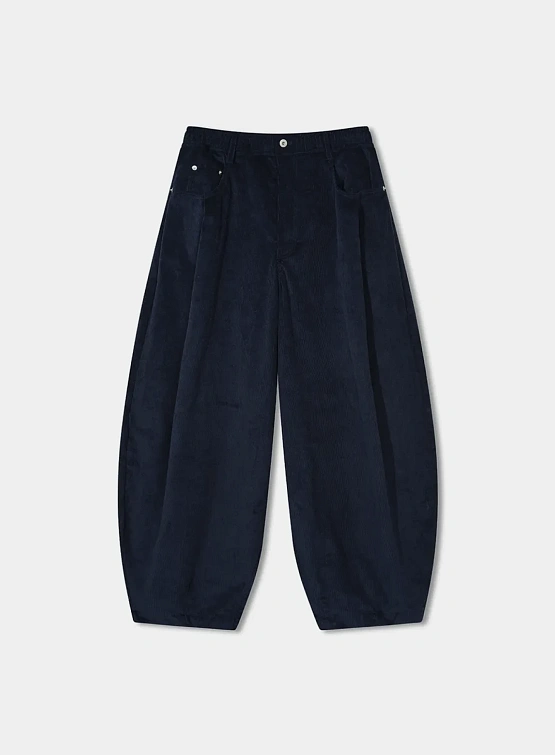 Брюки ANGLAN Corduroy Balloon  Navy