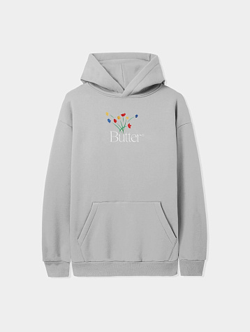 Худи Butter Goods Bouquet Embroidered Washed Cement