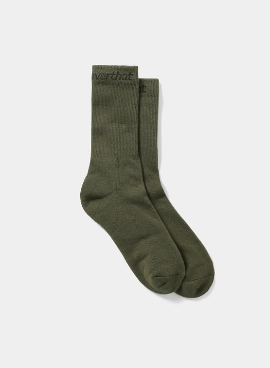 Носки thisisneverthat SP-Logo Socks 3Pack Olive